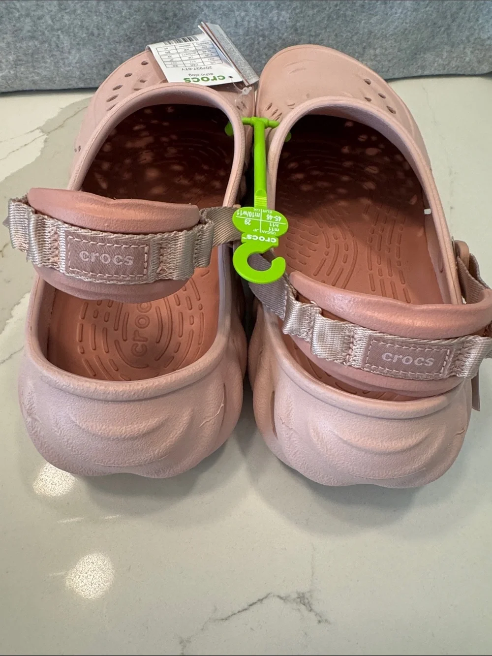 CROCS Men Echo Clog in Blush Pink